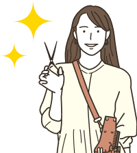 スタッフのアドバイスイラスト